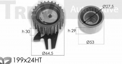 TREVI AUTOMOTIVE kd1330 -  Комплект ремня ГРМ